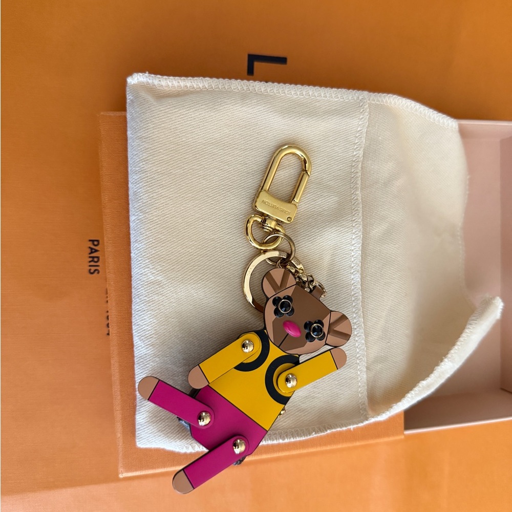 Colorful Bear Keychain